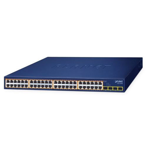 GSW-5240HP 48-Port 10/100/1000T 802.3at PoE + 4-Port 1000X SFP Gigabit Ethernet Switch Planet