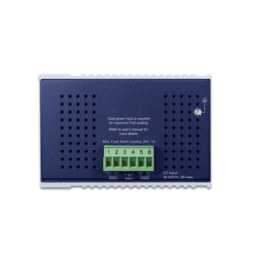 IGS-1000-4UP2X Industrial 4-Port 10/100/1000/2500T 802.3bt PoE + 2-Port 10G SFP+ Ethernet Switch Planet