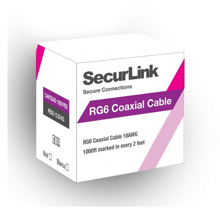 CBL-RG6-D1000 SECURLINK RG6 CABLE 18AWG OUTDOOR Securlink