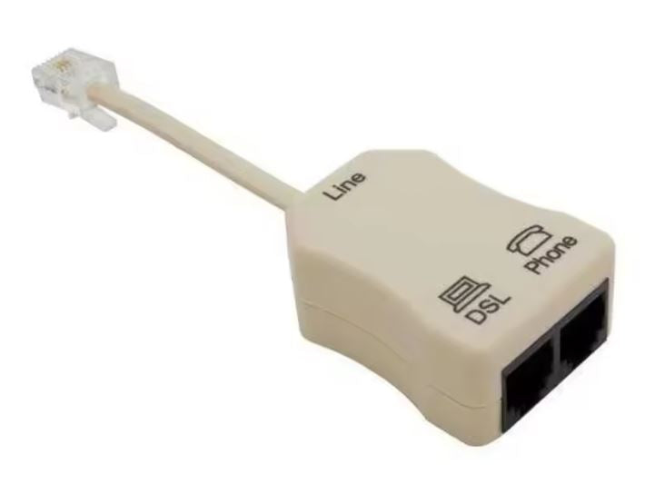 DSL FILTER 1 Line DSL Filter - for Removing Noise and Other Problems from DSL Related Phone Lines Globall