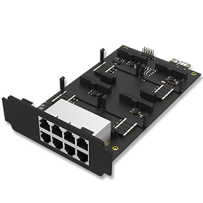 EX08 4 Onboard Module Slots and 8 Interfaces on the Panel Yeastar