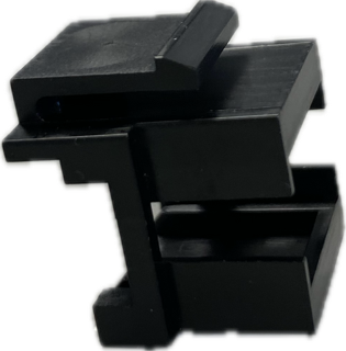 GD-FIB-1156B Keystone Adapter for Inserting Fiber Duplex Black