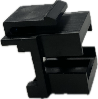 GD-FIB-1156B Keystone Adapter for Inserting Fiber Duplex Black Globall