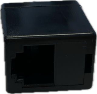 LSI-207-8 8" Extension Cord RJ11 Male -RJ11 Female pair Black Globall