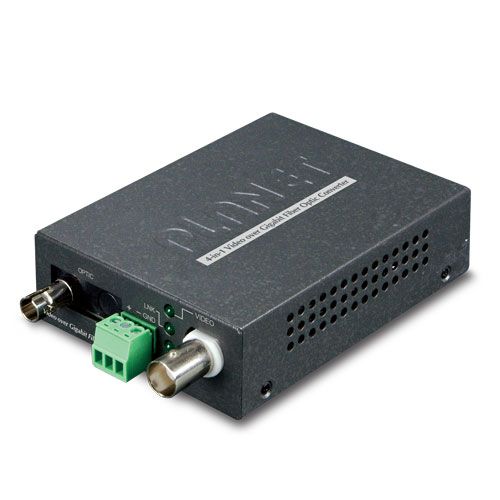 1-Channel 4-in-1 Video over Gigabit Fiber Bundle Kit