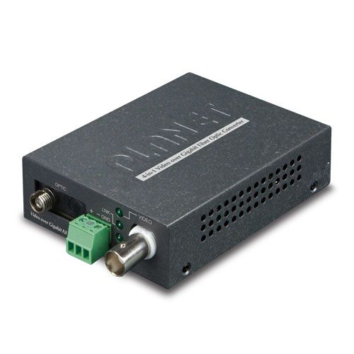 1-Channel 4-in-1 Video over Gigabit Fiber Bundle Kit