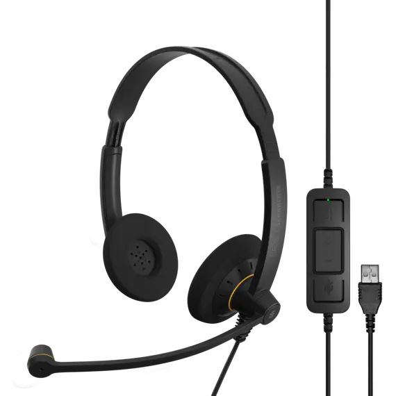 1000551   IMPACT SC60 USB ML  Wired, double-sided headset with USB connectivity to PC/softphone. Epos