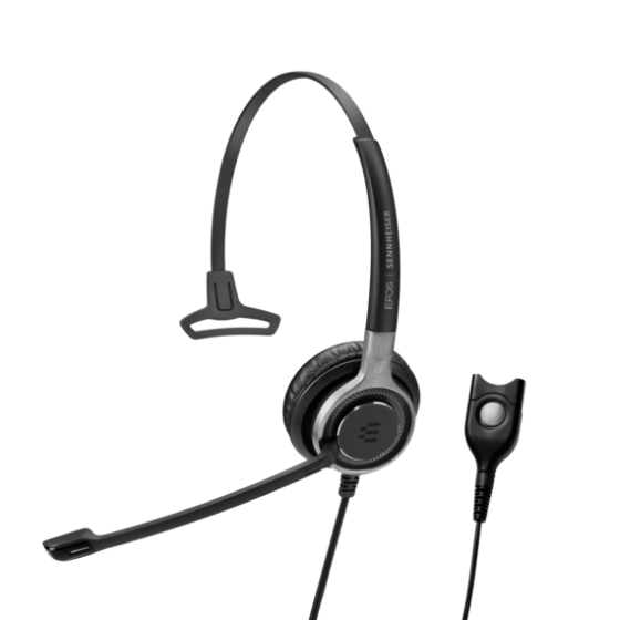1000554 IMPACT SC630 Premium, wired, single-sided headset with Easy Disconnect optimized for use with desk phones 