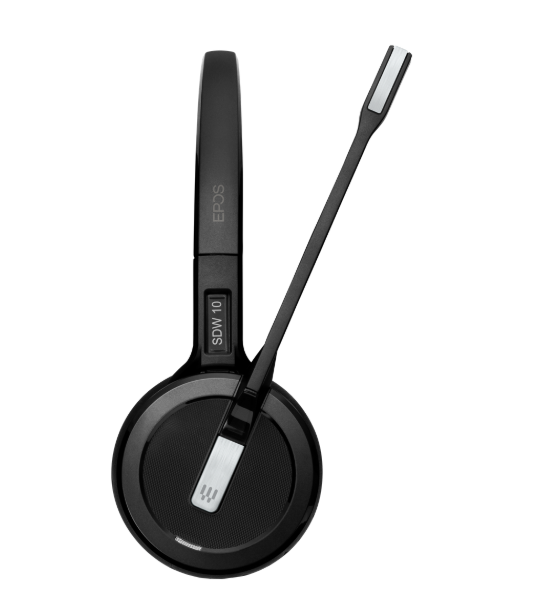 1001036   IMPACT SDW5016T - US Single-sided, wireless DECT headset with triple connectivity and three wearing styles for professionals