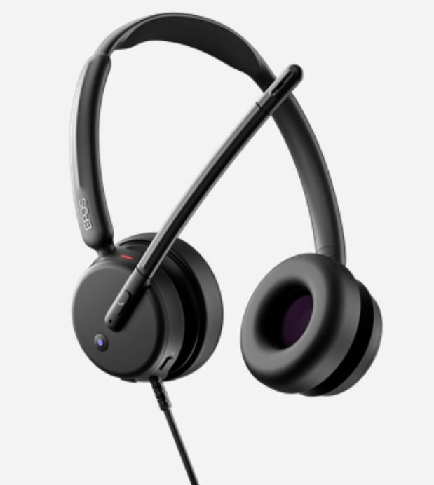 1001253   IMPACT 430T USB Wired, Team certified double-sided headset with USB (A&C) connectivity to PC/softphone