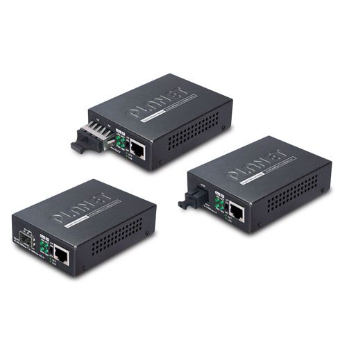 10/100/1000Base-T to 1000Base-LX Gigabit Media Converter (SC Single Mode, 60km) - GT-802S60 - Planet