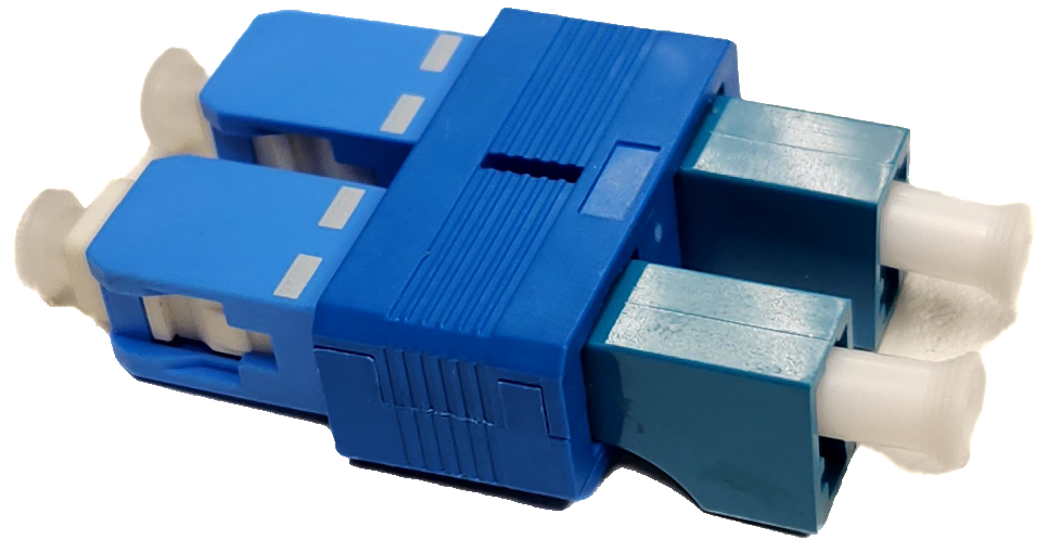 GD-FIB-1155  Converter LC (F)- SC (M), SM Duplex Blue