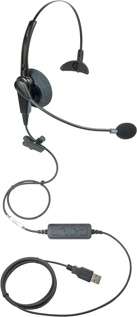 EI-2133-USB  Monaural Headset USB - Chameleon