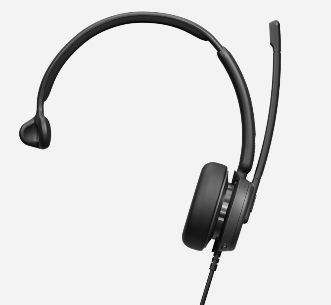 1001254   IMPACT 430T USB Wired, Team certified single-sided headset with USB (A&C) connectivity to PC/softphone