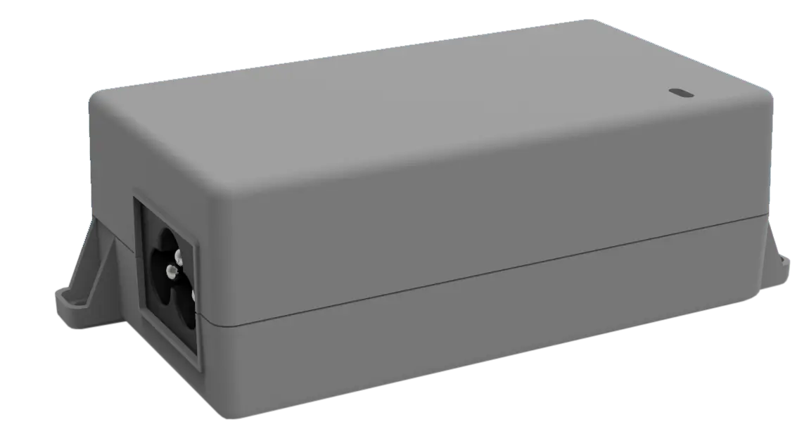 502-00025-HW  Poe Injector 1 GB 24V, 0.5A, 12W  with IEC-320 C6 3 pin inlet for C5 series Mimosa