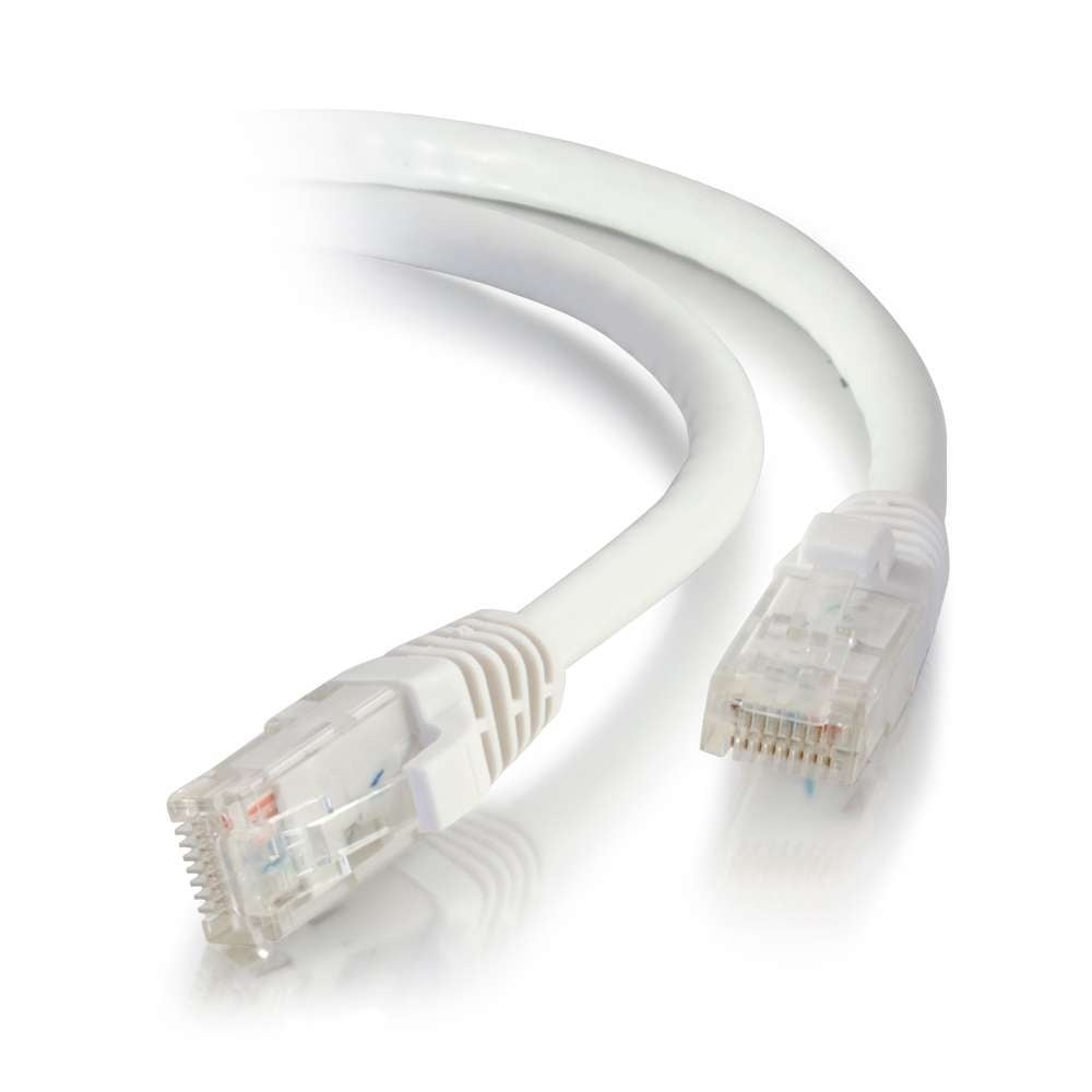 WC-5E04UMWH-PC-03 CAT5E 350MHz UTP Patch Cord RJ-45 with Molded Snagless Boots 3F White