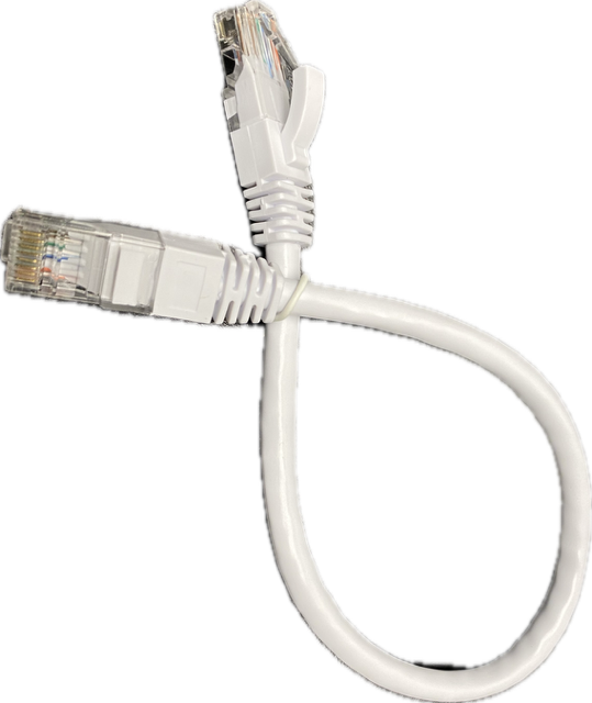 GDWBPC-UTP-RJ45-C6-1F-WH Patch Cord CAT6 1' WH