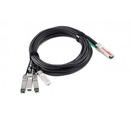CB-QSFP4X10G-5M    40G QSFP+ to 4 10G SFP+ Direct Attached Copper Cable - 1M/3M/5M