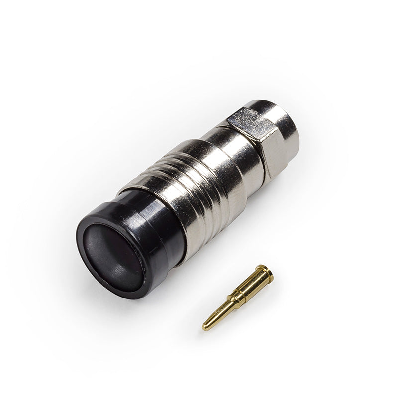 CON-FM-RG6-CMP F Male Connector Compression type for RG6/RG11/RG59 (5 pcs/bag) Hyperline