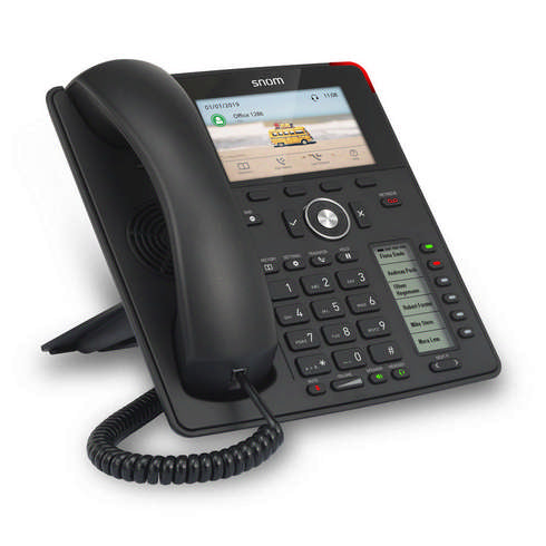 D785BK SIP Desk Phone black Snom Vteck