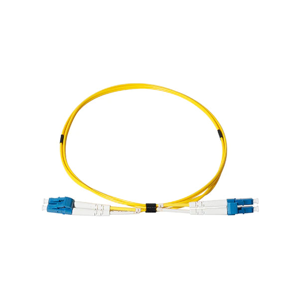 GD-FIB-1010 LC/LC SM 3.0mm - 2M PVC Yellow Fiber Patch Cord