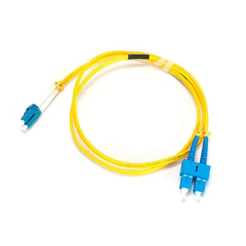 GD-FIB-1117 SC/LC SM 2.0mm - 2M PVC Yellow Fiber Patch Cord Globall