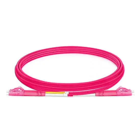 GD-FIB-1133 OM4 LC-LC MM 20M Pink Fiber Patch Cord Globall