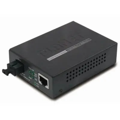 GST-806A60  10/100/1000BASE-T to 1000BASE-LX WDM Smart Gigabit Media Converter-TX:1310 – 60km Planet