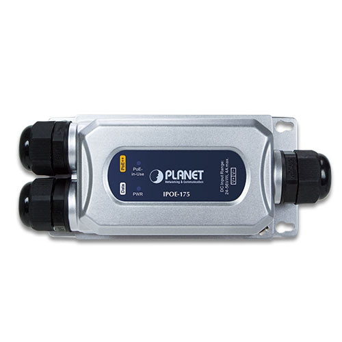 IPOE-175    IP67-rated Industrial 1-Port 60W 802.3bt PoE++ Injector - (v2)- Planet