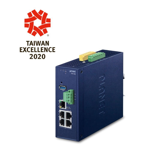 IVR-300  Industrial 5-Port 10/100/1000T VPN Security Gateway with Redundant Power  Planet