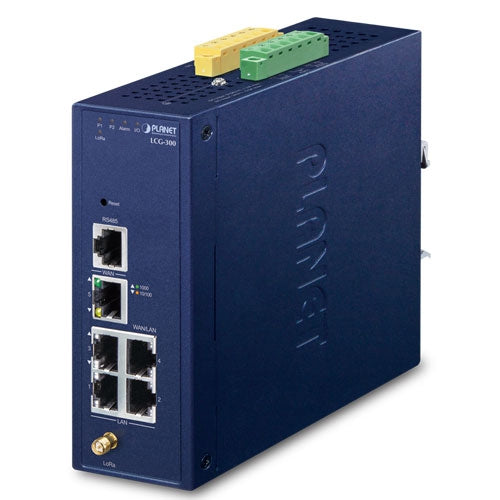 LCG-300 Industrial LoRaWAN Gateway with 5-Port 10/100/1000T - Planet