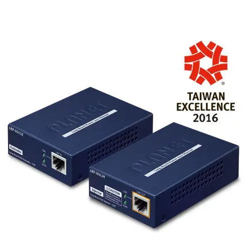 LRP-101U-KIT   1-Port Long Reach PoE over UTP Extender Kit (LRP-101UH + LRP-101UE) Planet