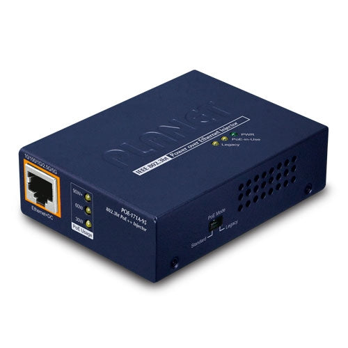 POE-171A-95 Single-Port Multi-Gigabit 802.3bt PoE++ Injector   (V4)- PLANET