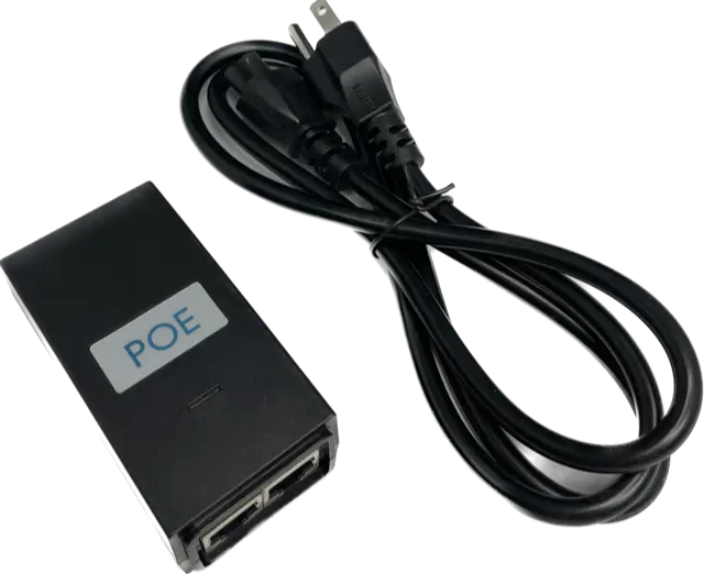 POE-24V-12W-G  24V PoE Adapter with Gigabit LAN Port 12W Globall