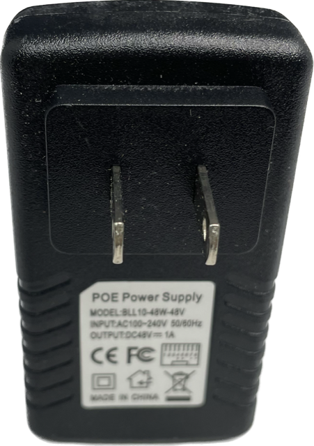 POE-48V-NA Wall POE injector 1A 48W Gigabit