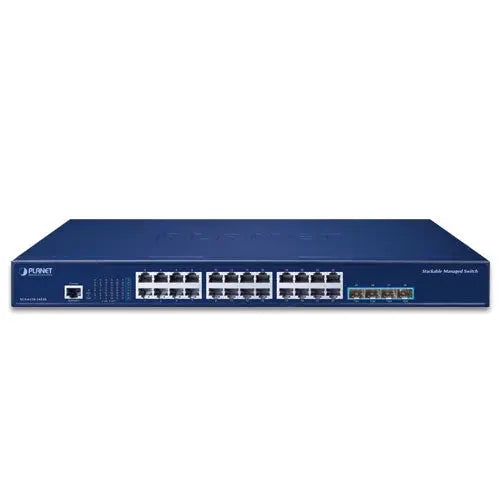 SGS-6310-24T4X  L3 24-Port 10/100/1000T + 4-Port 10G SFP+ Stackable Managed Switch Planet