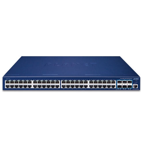 SGS-6310-48T6X    -  L3 48-Port 10/100/1000T + 6-Port 10G SFP+ Stackable Managed Switch - SGS-6310-48T6X- Planet