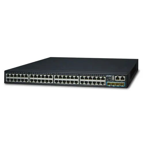 SGS-6341-48T4X    Layer 3 48-Port 10/100/1000T + 4-Port 10G SFP+ Stackable Managed Switch -  - Planet