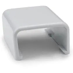 TSR2W-14  Splice Cover, 1-1/4", PVC, 2-Piece, White Hellermann Tyton