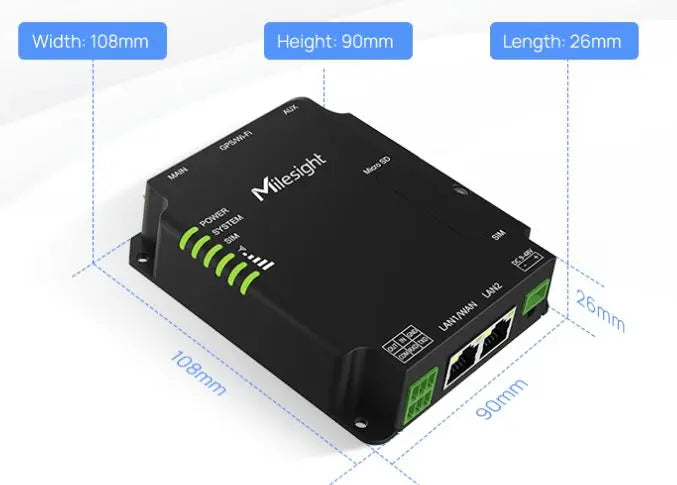 Airlan R04p Router UR32L-L04AF-P Lite Industrial Cellular Router 4G - GLOBALL.CA