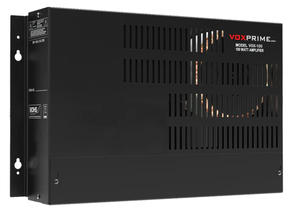 VOX-100 Wall Mount 70V Telephone Paging Amplifier with Night Ringer (100W)