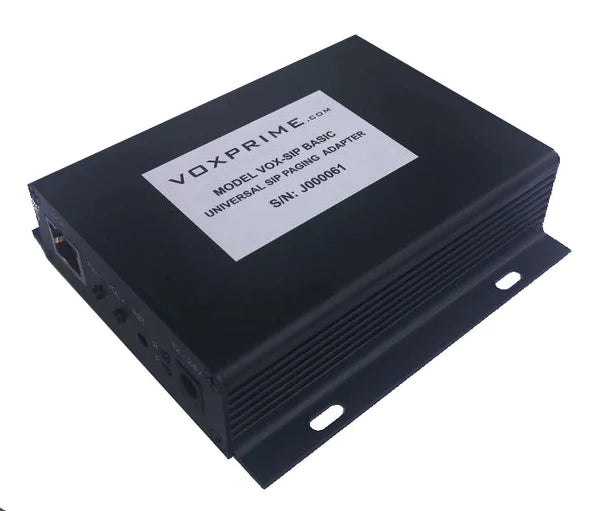 VOX-SIP-BASIC Universal Basic SIP paging Adapter