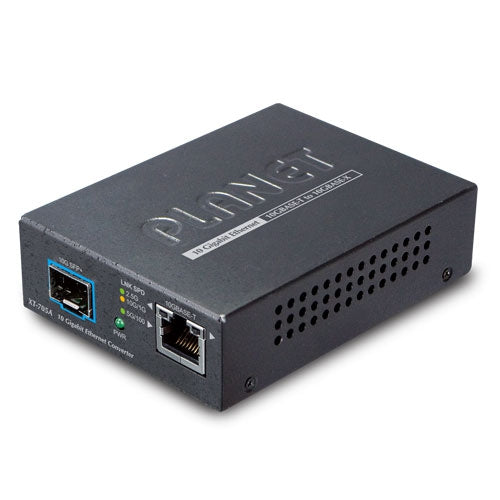 XT-705A 10G/5G/2.5G/1G/100M Copper to 10GBASE-X SFP+ Media Converter Planet