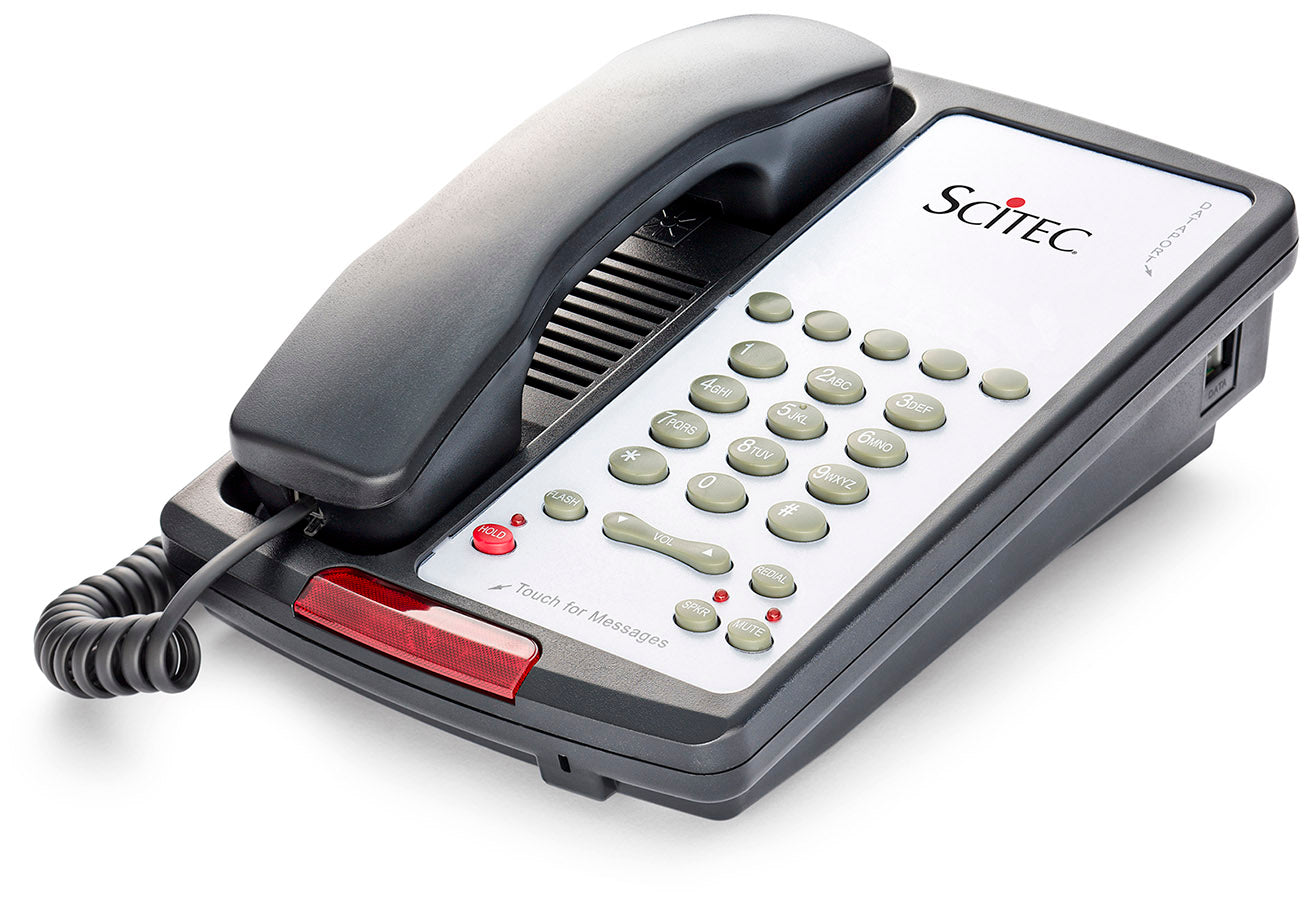 AEGIS-5S-08-BK  Hotel Phone 1L, 5GSK, MW, Black
