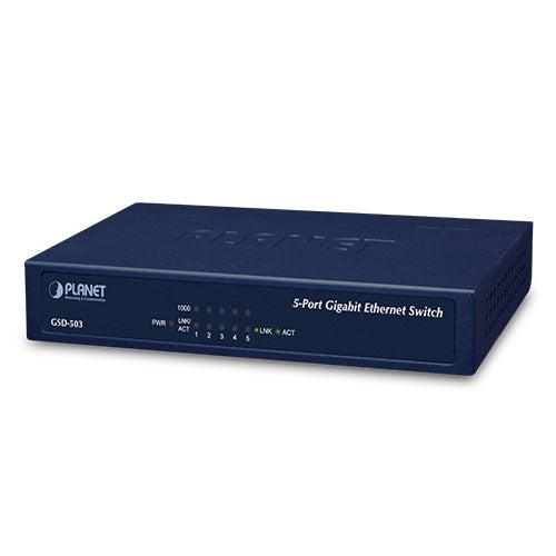 GSD-503 5-Port 10/100/1000Mbps Gigabit Ethernet Desktop Switch