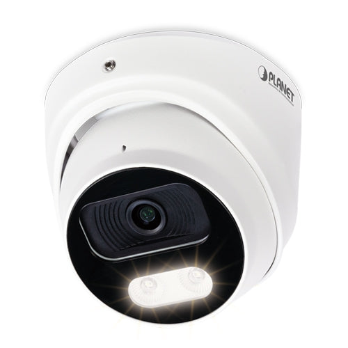 ICA-4880    H.265+ 8MP Full Color Smart IR Dome IP Camera Planet