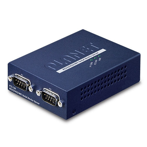 ICS-120 2-Port RS232/RS422/RS485 Serial Device Server PLANET
