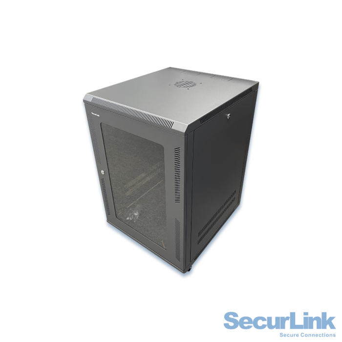 CBN-WS-15U60 WALL MOUNT/GLASSDOOR CABINET SECURLINK