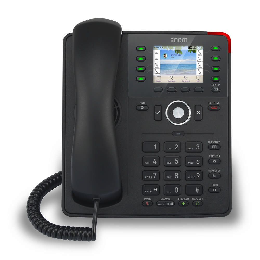 D735-OPEN (Open Box) SIP Desk Phone  in black Snom VTech