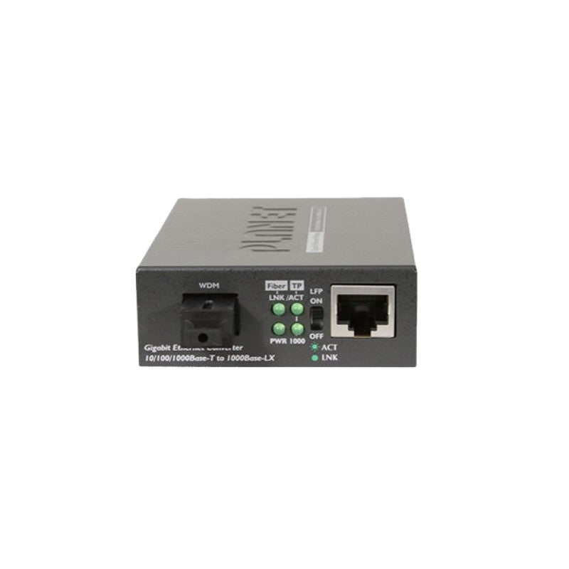 GST-806B15 10/100/1000BASE-T to 1000BASE-LX WDM Smart Gigabit Media Converter-TX: 1550 – 20km